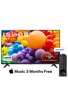 تلفزيون ذكي LG 65 بوصة 4K LED WebOS24 HDR 10 HLG AI Sound Pro AI Sound Pro (Virtual 9.1.2 Up-mix) مع جهاز تحكم عن بعد