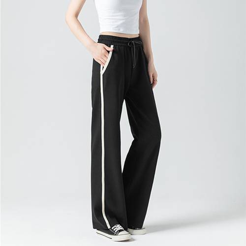 High-waisted trousers