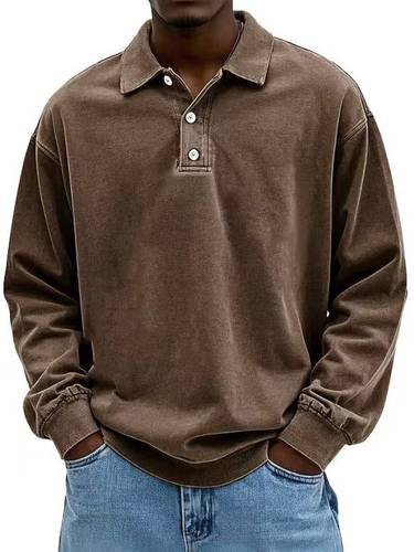 Men's polo shirt with collar