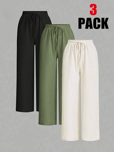 Wide leg trousers