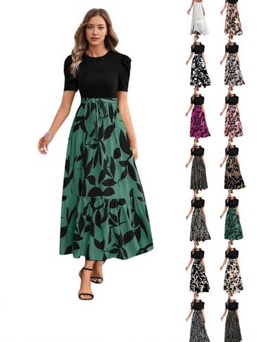 Round neck dress