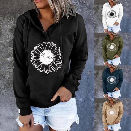 Sweatshirt with drawstring pocket