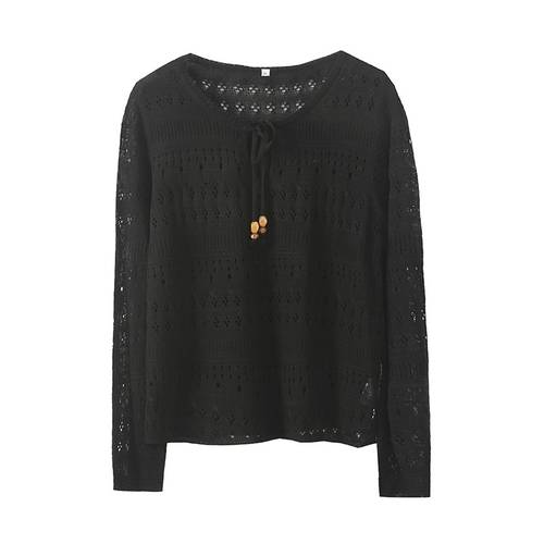 patterned wool sweater
