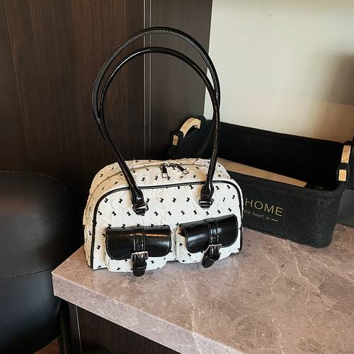 Patchwork shoulder bag