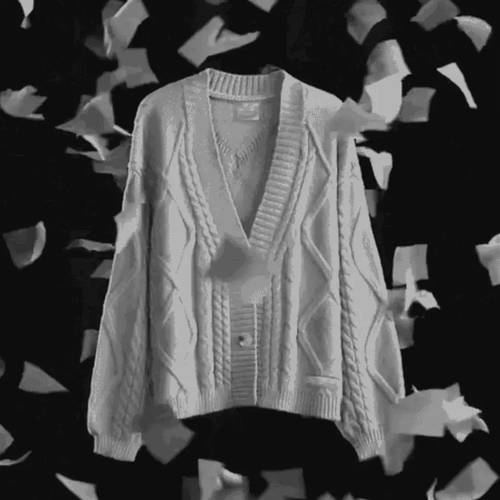 Long-sleeved wool t-shirt