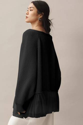 Long-sleeved cardigan