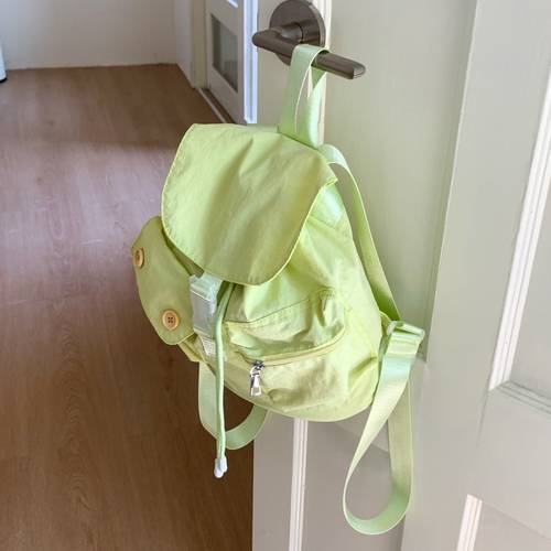 Nylon drawstring backpack