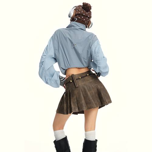 A-line mini skirt