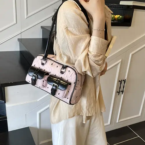 Patchwork shoulder bag