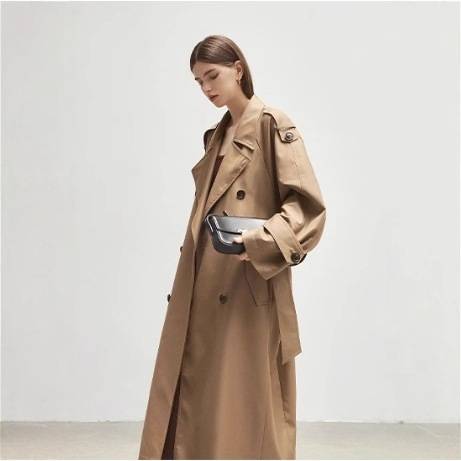 Women's long spring autumn coat