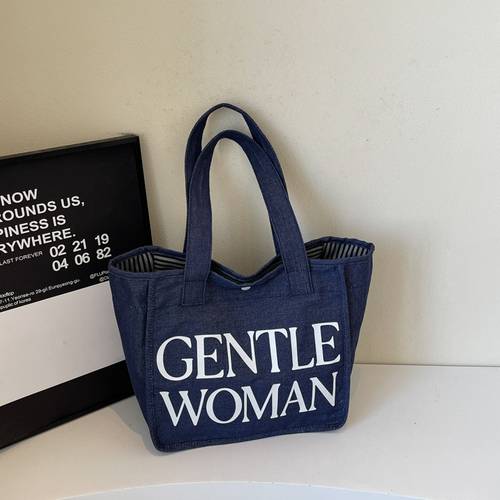 Canvas shoulder bag