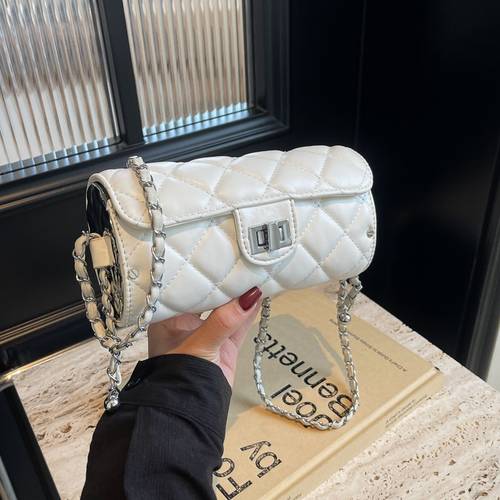 Crossbody cylindrical bag