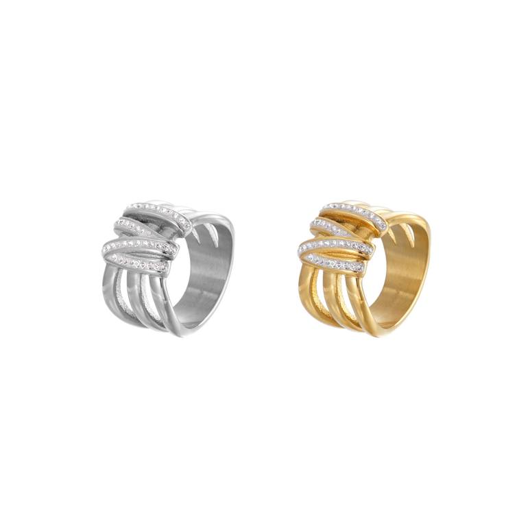 REVA RING - 8 - GOLD