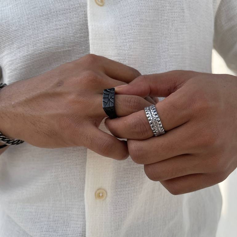 LEO RING - 10 - أسود