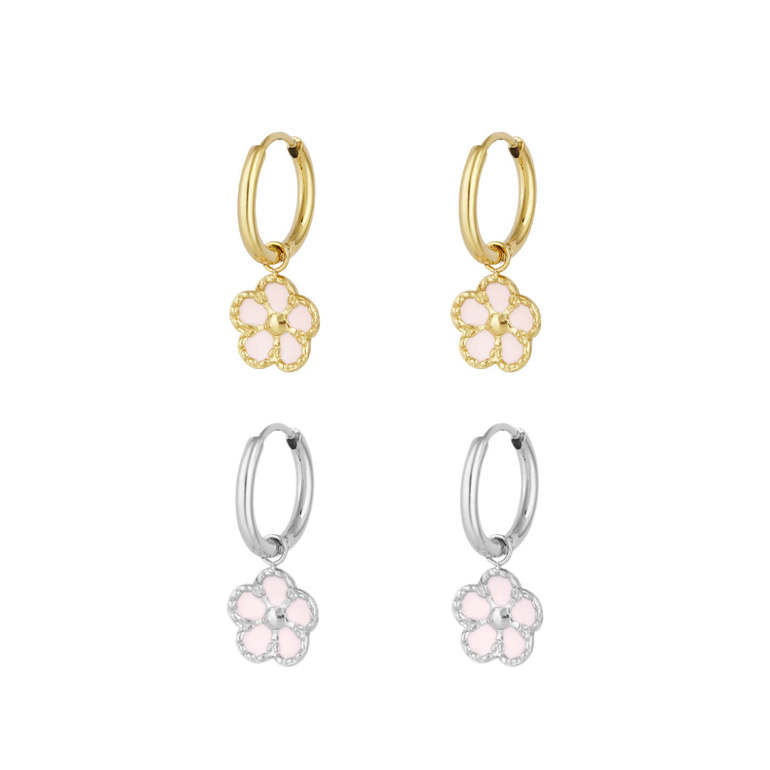 TIANA FLOWER EARRINGS - Gold
