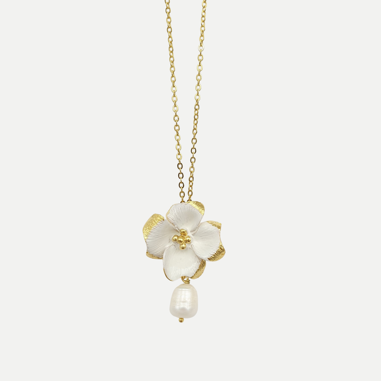 IRIS - NECKLACE - WHITE