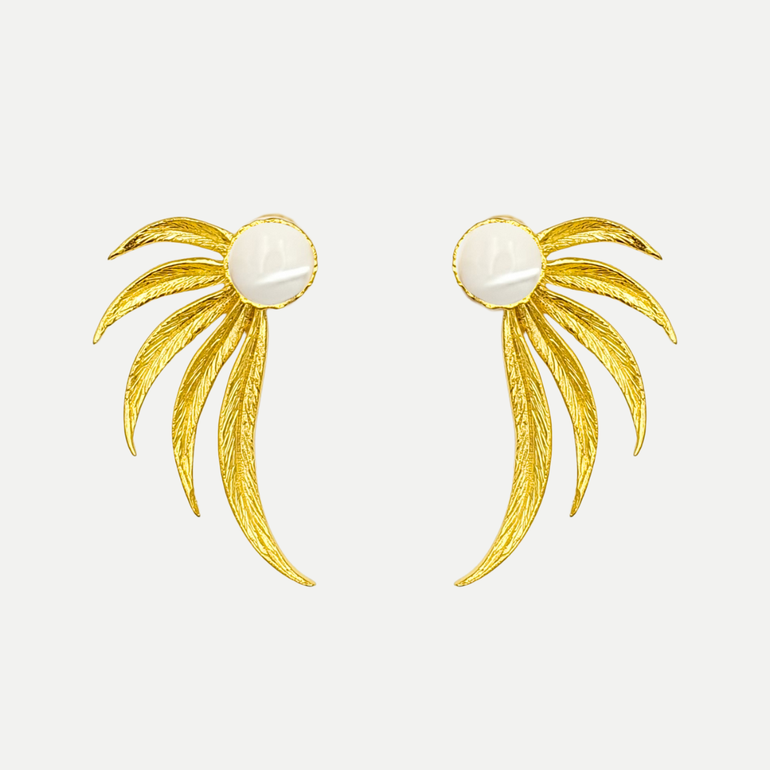 MALENA EARRINGS & NECKLACE - EARRINGS