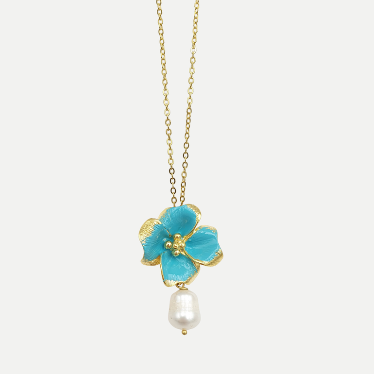 IRIS - NECKLACE - BLUE
