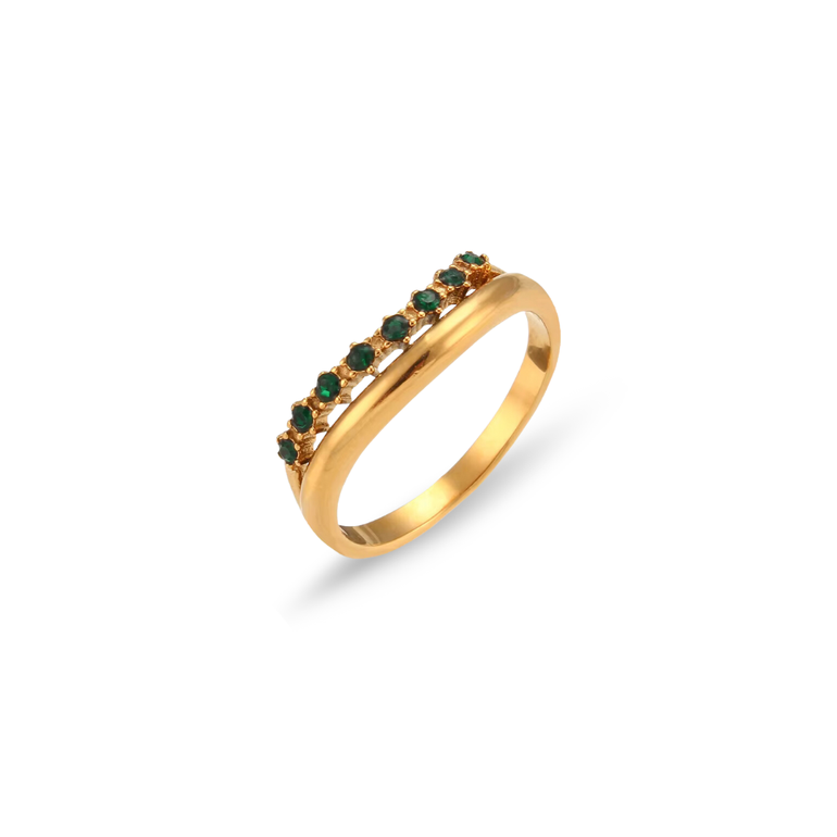 BONETA RING - 6 - GREEN