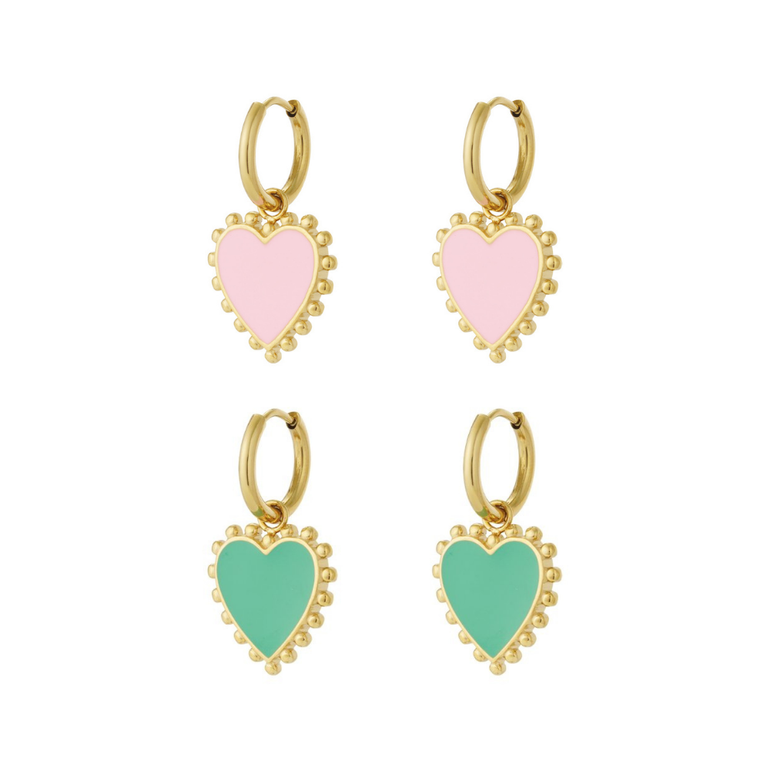 ANNABELLE  HEART EARRINGS - TIFFANY