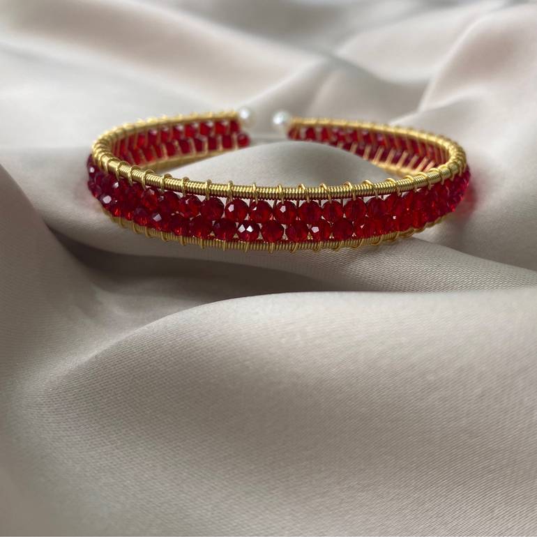 SHARZAD BRACELET - red