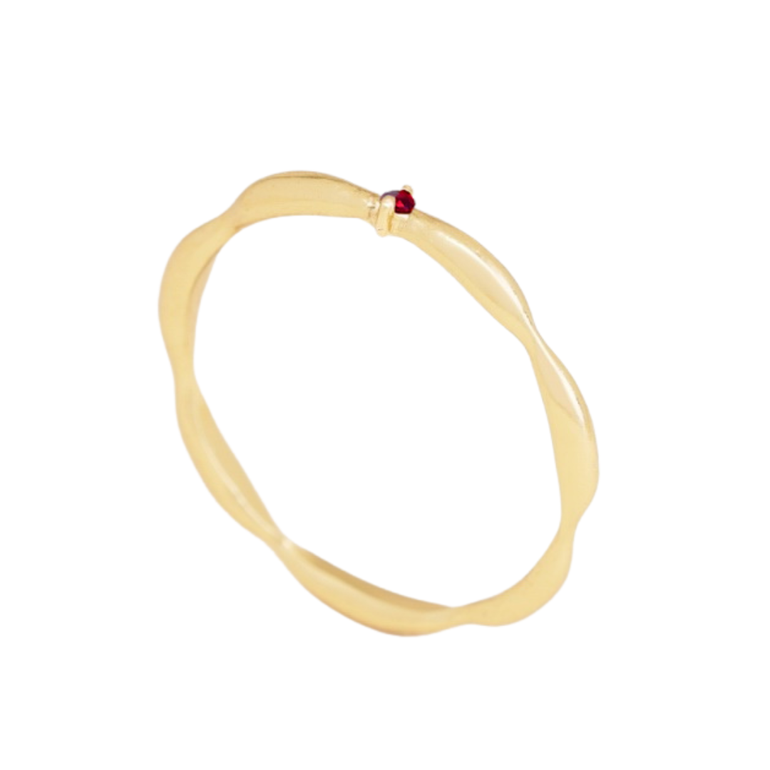 SANDY RING - 8 - RED