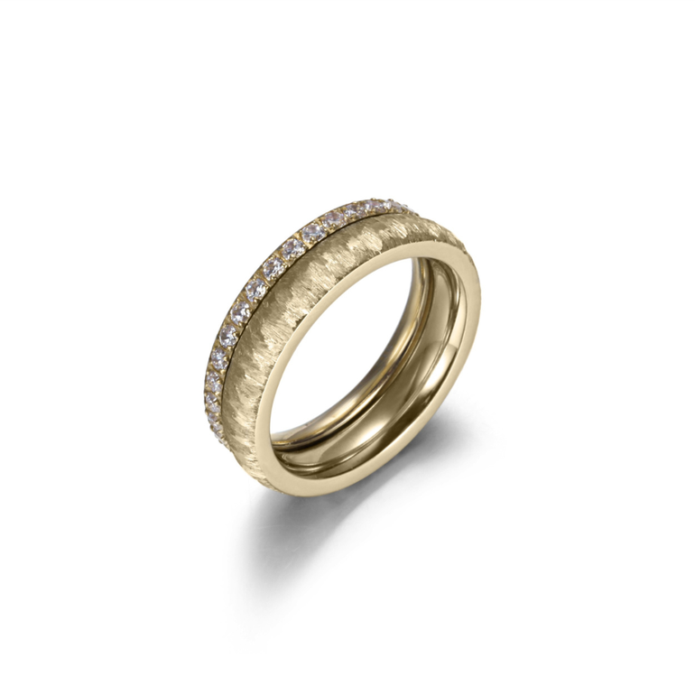 GLAMIRA STACKING RING SET - 6 - GOLD