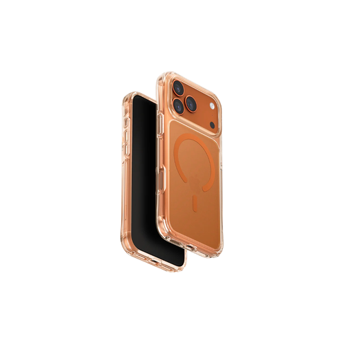 كفر يونيك ايفون 17 برو ماكس Life Pro Xtreme ماج سيف برتقالي - شفاف
