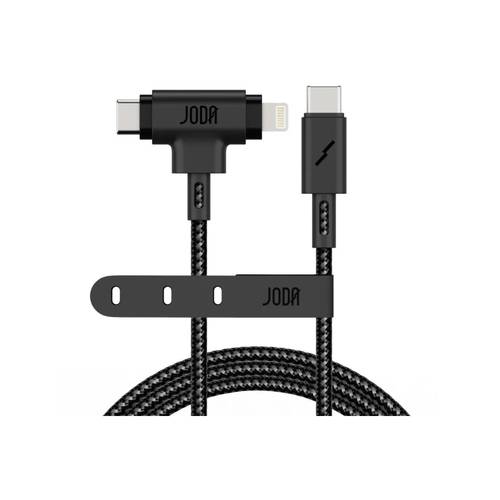 كيبل JODA تايب سي قماش مزدوج - PD - USB-C 