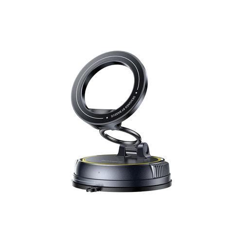Baseus Magnetic Phone Holder Stand with Suction Base, 3-Axis Flexible 720° Rotation – Black