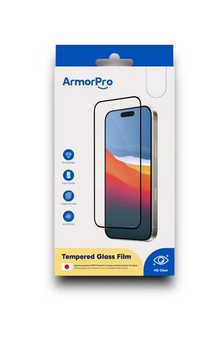 استكر شفاف لسلسلة ايفون 16 من شركة ArmorPro اليابانية
