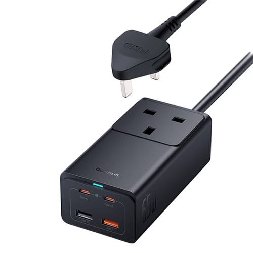 منصة شحن منفذين USB منفذين PD قوة 65W منفذ فيش من Baseus 