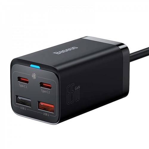 منصة شحن منفذين USB منفذين PD قوة 65W من Baseus 