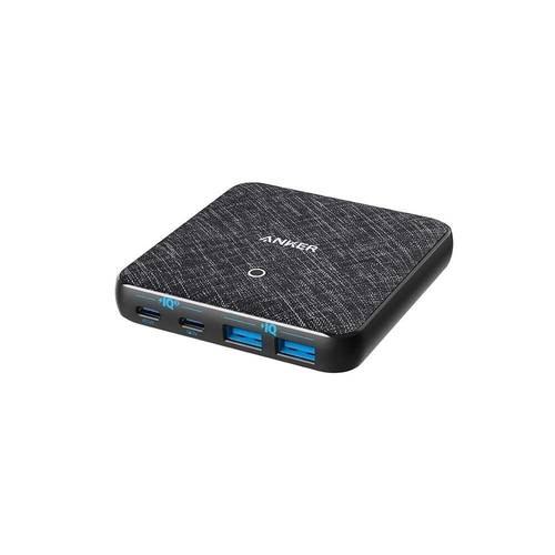 شاحن انكر 63 واط 4 منافذ PowerPort Atom III منفذين يو اس بي منفذين تايب سي