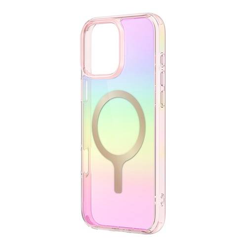 كفر يونيك Iridescia ماج سيف وردي لايفون 16 - قزحي