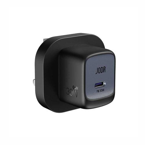 شاحن جداري JODA Mobi30 بقوة 30 واط بمنفذ تايب سي - اسود