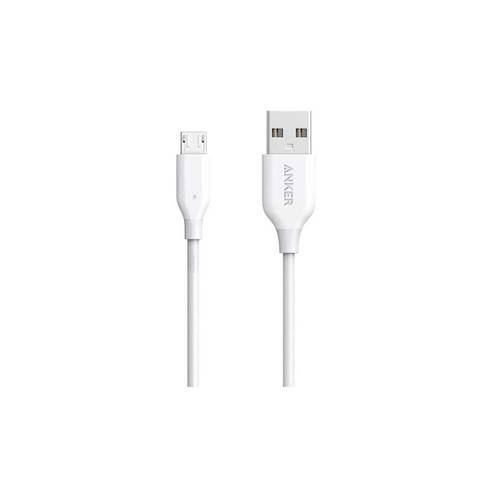 كيبل مايكرو USB نايلو انكر 90 سم  - أبيض