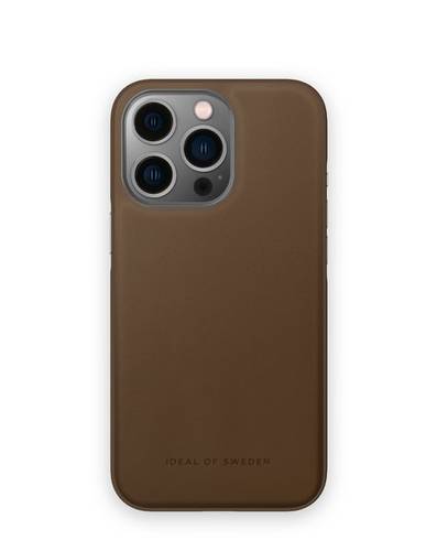 كفر iPhone 13 Pro من iDeal of Sweden طراز Atelier، بني داكن