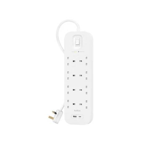 توصيلة كهربائية 8 منافذ منفذ PD منفذ USB من ‏بيلكن