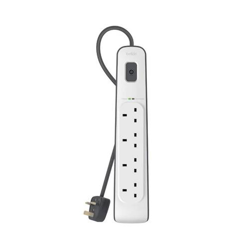 توصيلة كهربائية 4 منافذ من ‏Belkin