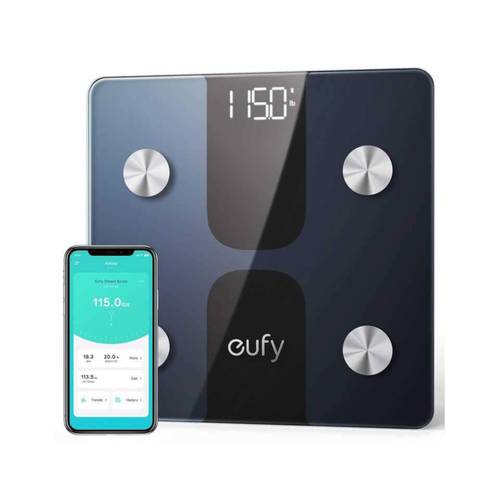 ميزان الكتروني رياضي C1 اسود من eufy