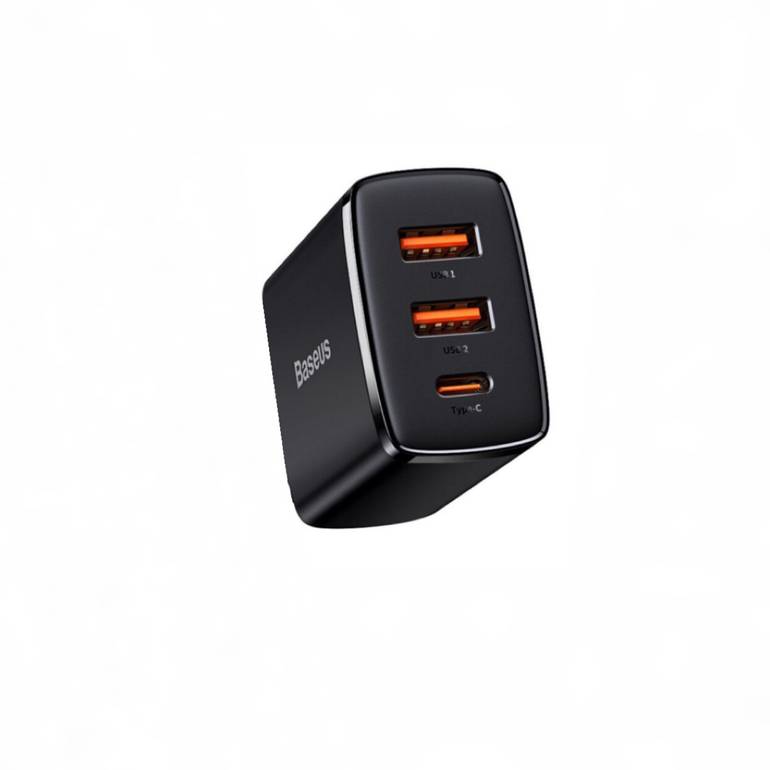 فيش منزلي مدخلين USB مدخل PD بقوة 30 واط من بيوسس