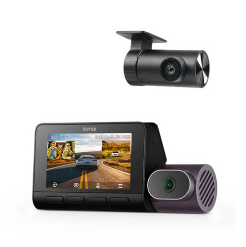 Xiaomi 3-Camera Dash Cam – 70mai 4K T800 HDR Set with Front and Rear 4K Cameras and Interior 1080P Camera, 512GB Storage, 4G Connectivity
