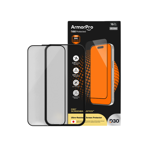 استيكر ArmorPro D3O شفاف - 16 برو ماكس