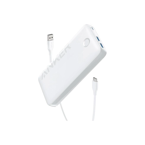 باور بانك انكر 335 بقوة 20000 أمبير 20w منفذين USB - PD - أبيض