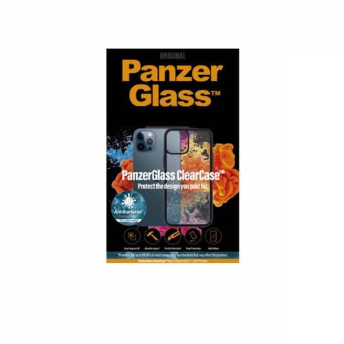 كفر شفاف اطراف اسود لسلسلة ايفون 12  من Panzer 