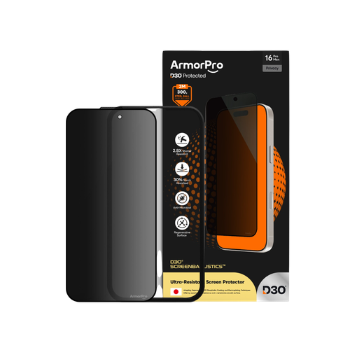 استيكر ArmorPro D3O لقافة - 16 برو ماكس