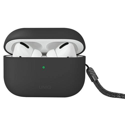 محفظة سماعة يونيك AirPods Pro الجيل الثاني سيليكون رمادي 