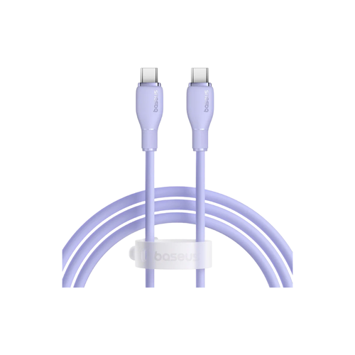 USB-C to USB-C Cable with 100W Fast Charging, 1.2m – Purple