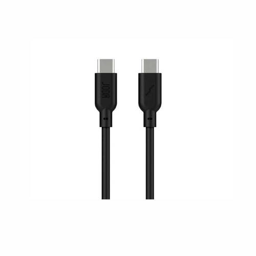 كيبل JODA تايب سي نايلون مقوى - 60W - أسود